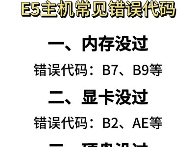 电脑开机网络错误代码的解决方法（排查和修复常见的网络错误代码）